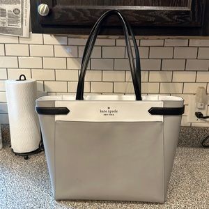 Kate Spade “Staci” Laptop Shoulder Tote Bag Signature Style